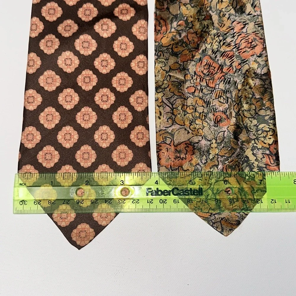 4 MENS VINTAGE TIES